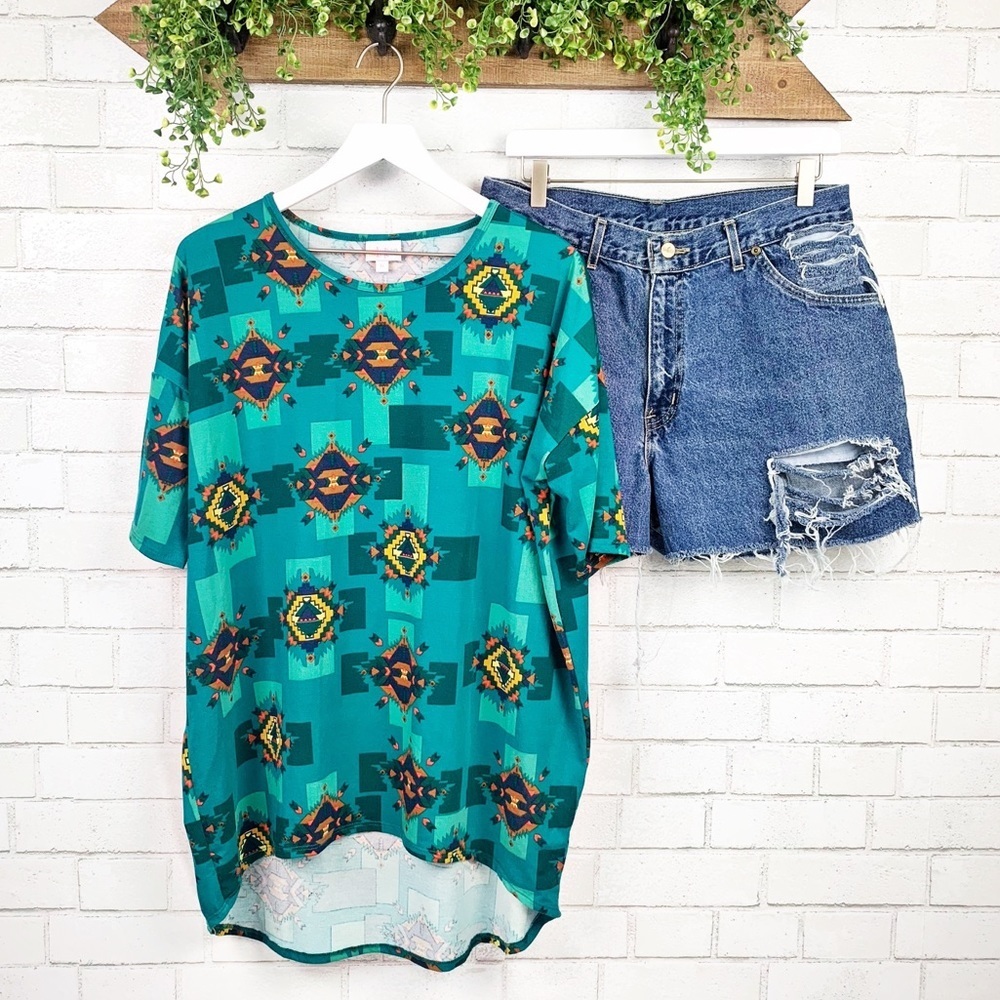 Lularoe Boho Aztec Irma Tunic Sz M - Picture 1 of 5